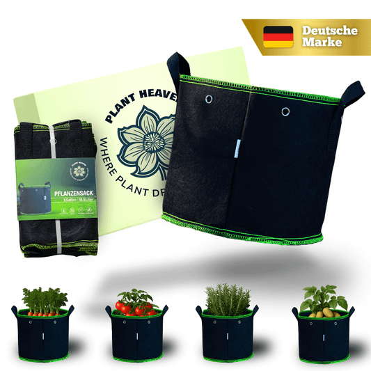 Stofftopf Pflanzsack aus Vlies – Wiederverwendbare, robuste Grow Bags | Atmungsaktiv & stabil