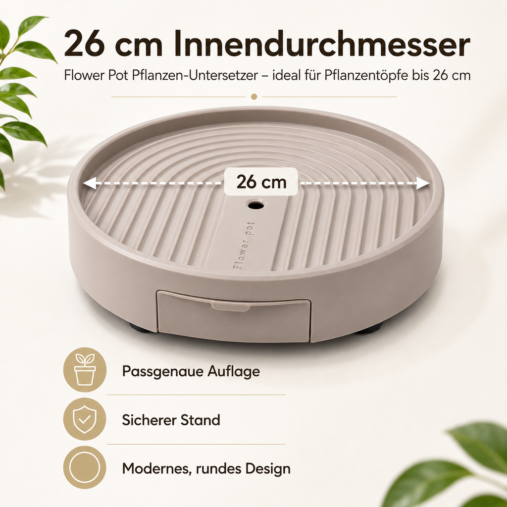 Rollbare Untersetzer Ø 26 cm