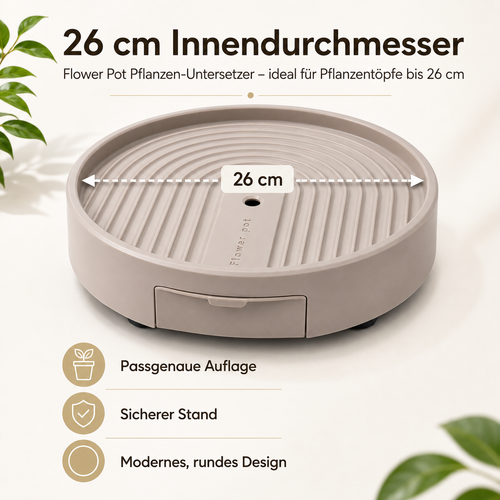 Rollbare Untersetzer Ø 26 cm