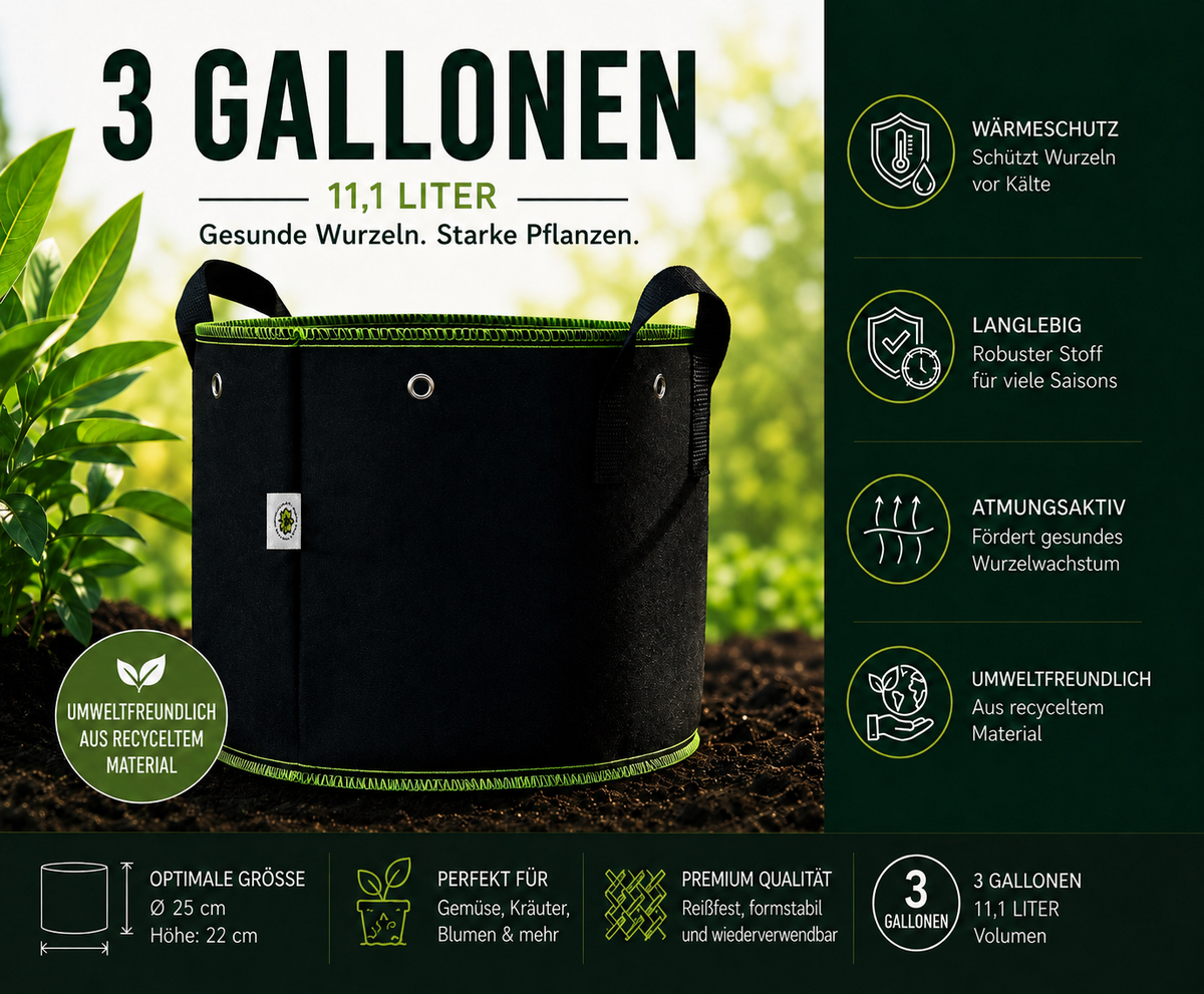 Stofftöpfe 11-26 Liter