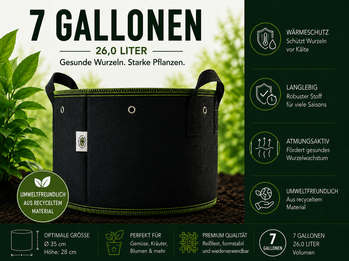 Stofftöpfe 11-26 Liter