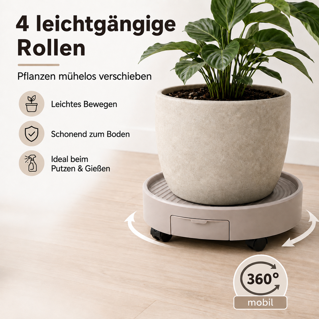 Rollbare Untersetzer Ø 26 cm